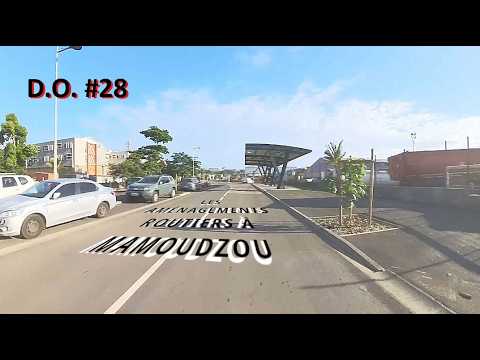 Les aménagements routiers dans Mamoudzou (projet Caribus)