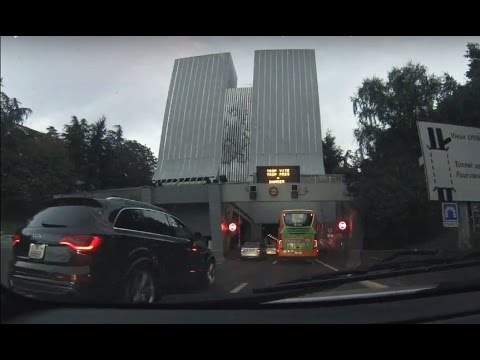 Traversée de Lyon en accéléré ! Tunnel sous Fourvière, Perrache, Rhône...
