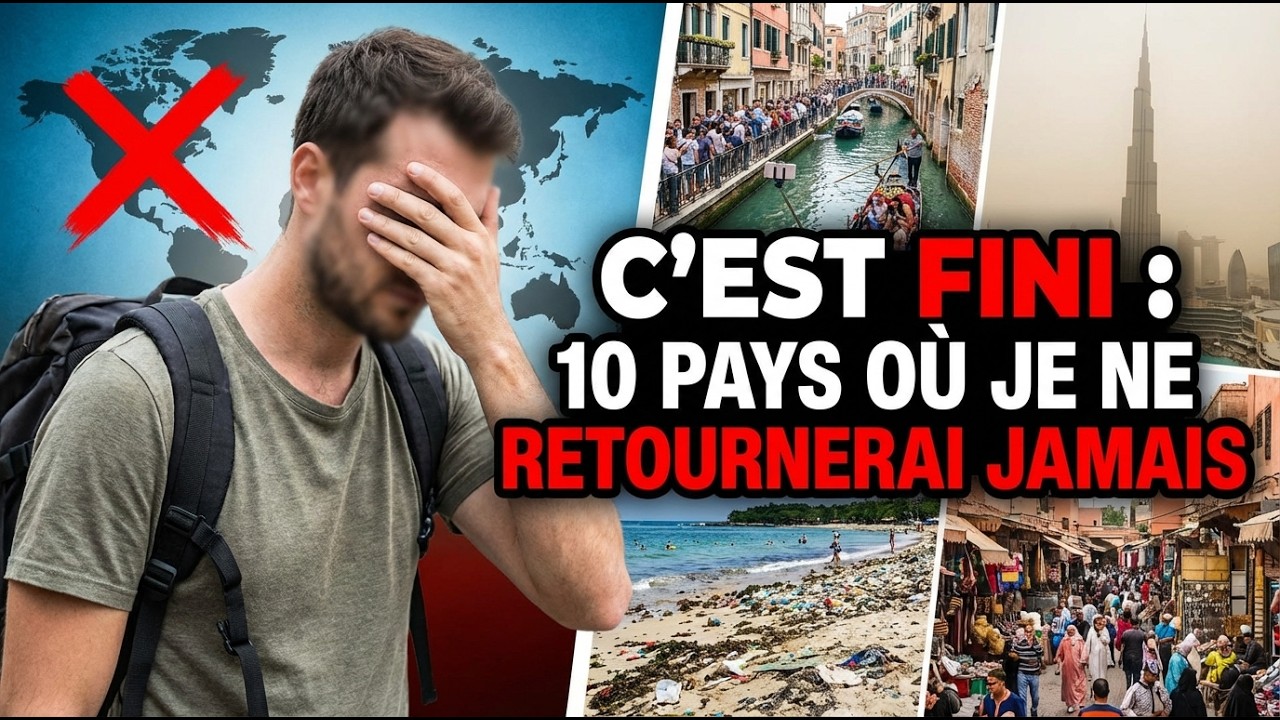 C’est FINI : les 10 pays où je ne retournerai JAMAIS (tourisme de masse, arnaques, désillusions)