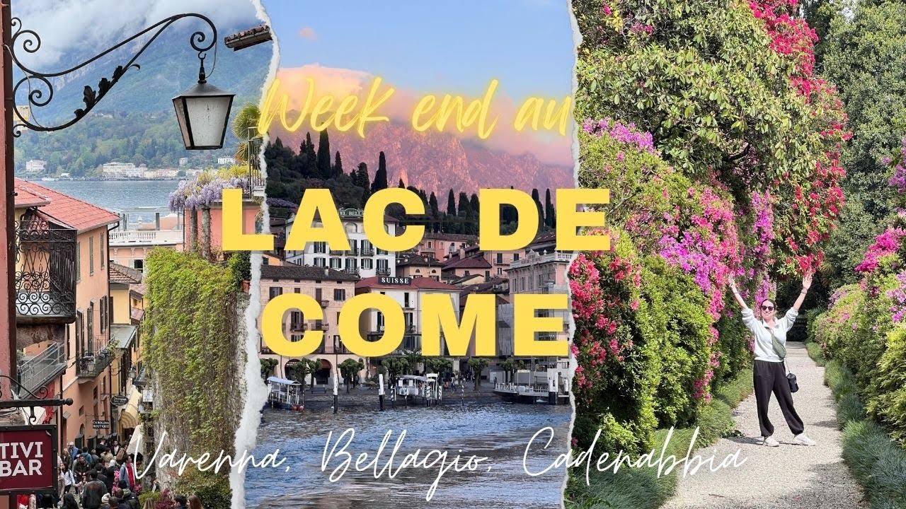 Premiers pas au Lac de Côme 🇮🇹 : la magie de Varenna & Bellagio | Vlog #1"