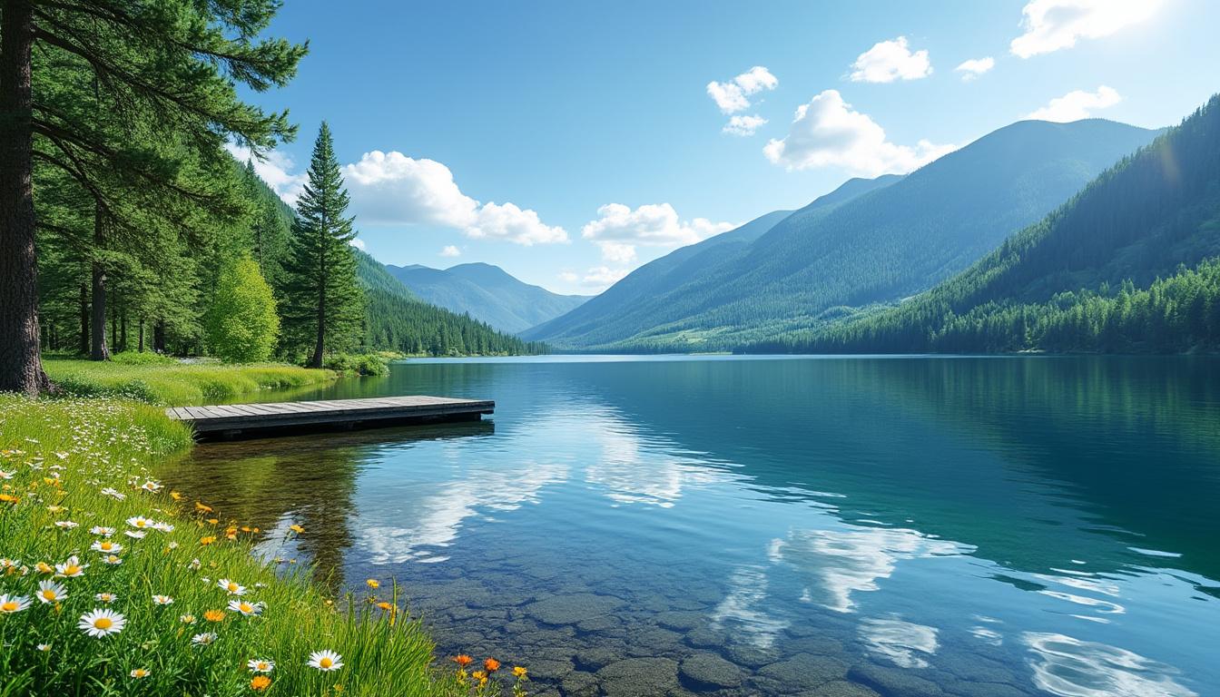 Lac de Guizengeard : un lieu paisible pour se ressourcer et explorer la nature