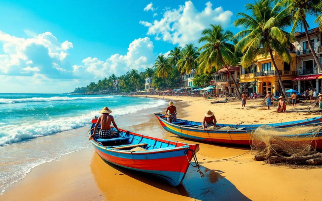 découvrez negombo, la station balnéaire authentique du sri lanka, avec ses plages magnifiques, son ambiance conviviale et sa richesse culturelle unique.