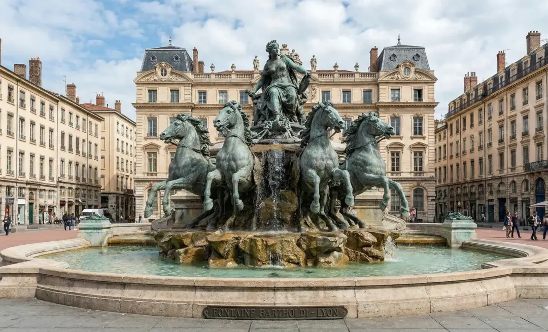 Fontaine Bartholdi : histoire, symbolique et localisation à Lyon